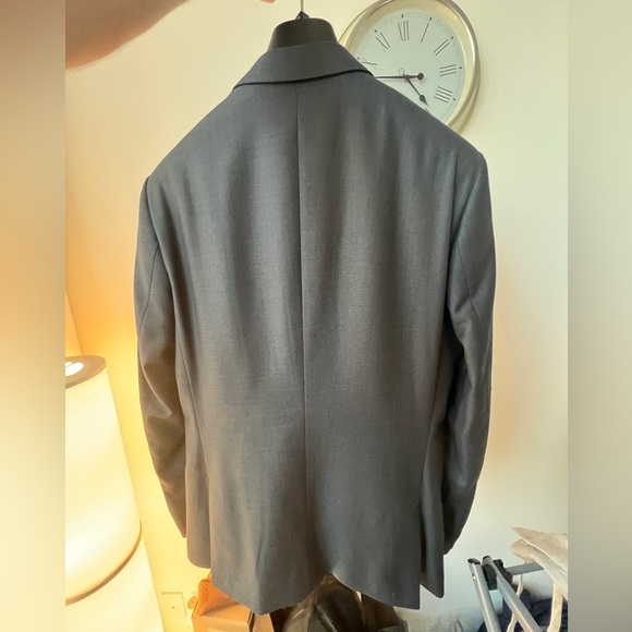 Marks & Spencer Grey Suit Size 38 Jacket Size 32 Pants - Picture 2 of 4